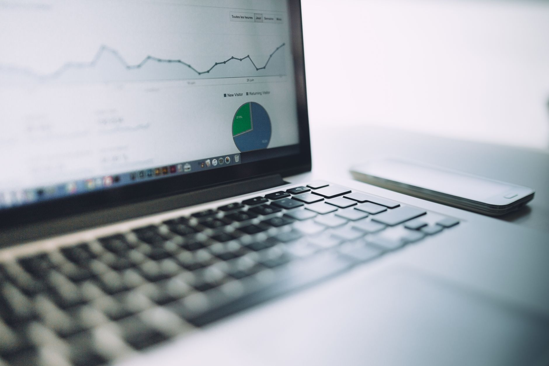 Business analytics dashboard showing operational metrics and performance data